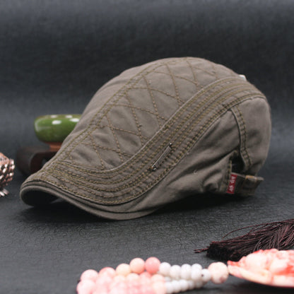 Men'S Monochrome Beret Youth Leisure Outing - Urban Caps 