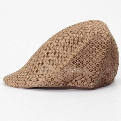 Comfortable And Breathable Linen Cotton Duck Tongue Beret - Urban Caps 