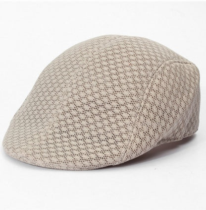 Comfortable And Breathable Linen Cotton Duck Tongue Beret - Urban Caps 
