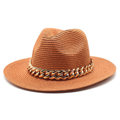 Men's Beach-Ready Khaki and Black Summer Hat - Urban Caps 