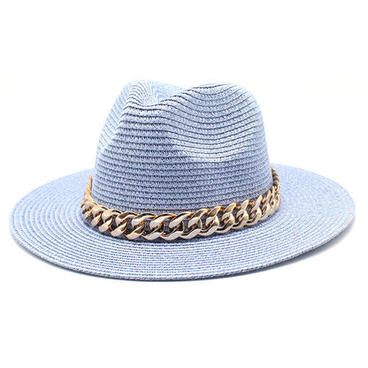 Men's Beach-Ready Khaki and Black Summer Hat - Urban Caps 