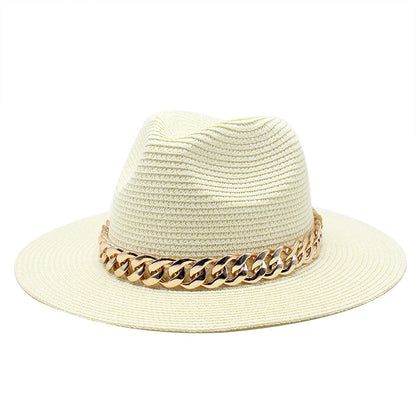 Men's Beach-Ready Khaki and Black Summer Hat - Urban Caps 