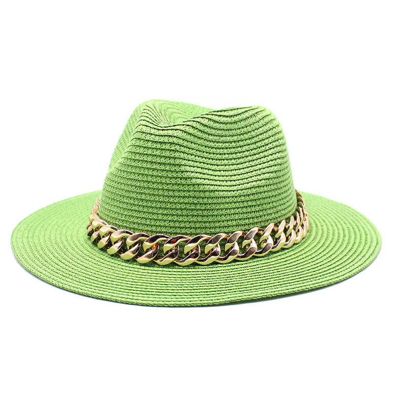 Men's Beach-Ready Khaki and Black Summer Hat