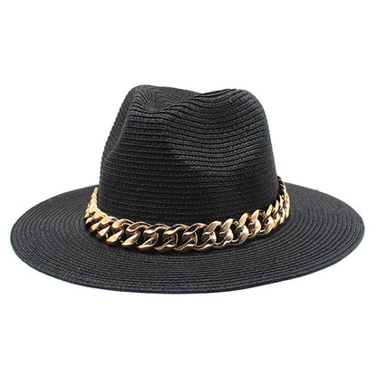 Men's Beach-Ready Khaki and Black Summer Hat - Urban Caps 