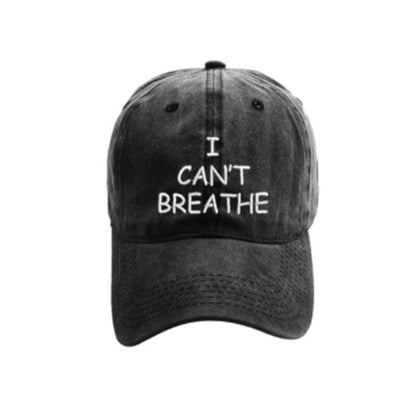 I can't breathe embroidered baseball caps - Urban Caps 