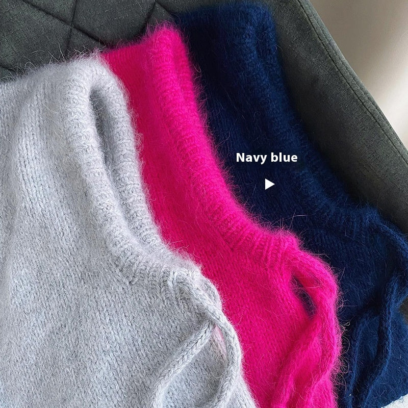 Autumn And Winter Fashion Warm Scarf Neck Protection Integrated Woolen Knitted Hat - Urban Caps 
