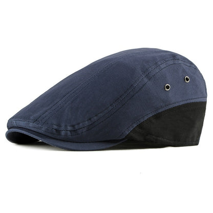 British Retro Lightweight Summer Beret – Adjustable Flat Top Cap - Urban Caps 