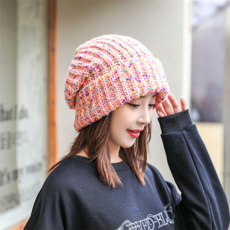 Women's Fashion Casual Hundred With Woolen Hat - Urban Caps 