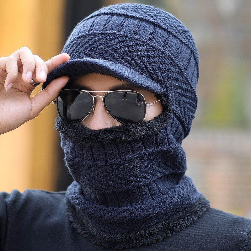 Men's outdoor warm and cold face protection snow cap - Urban Caps 