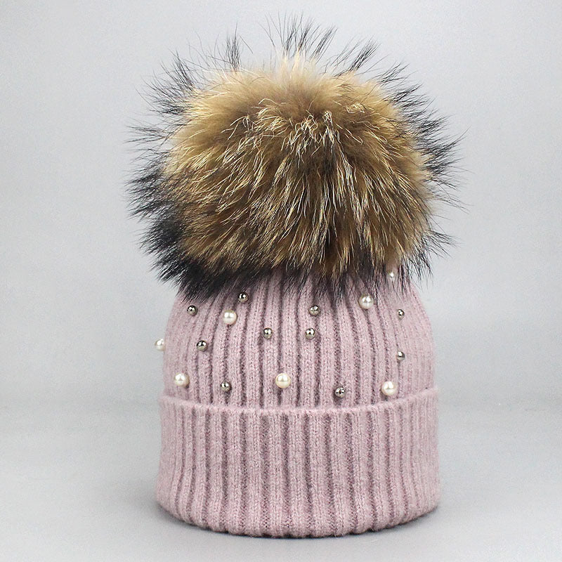 Pearl woolen hat - Urban Caps 