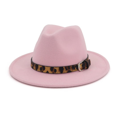 Fedora hat leopard print hat - Urban Caps 