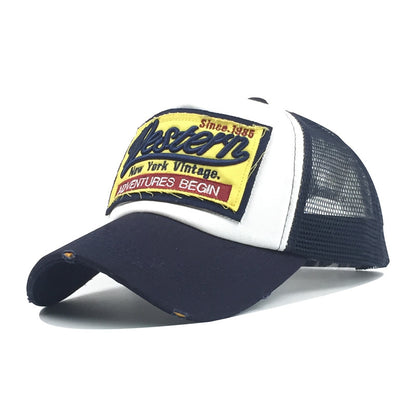 Embroidered summer net cap - Urban Caps 