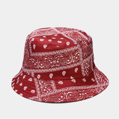 Bandana Print Bucket Hats With Multiple Colorways - Urban Caps 