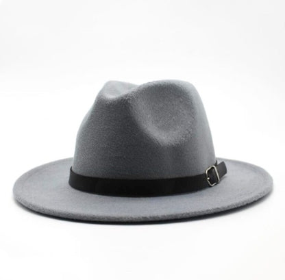 Wool jazz hat, men's and women's couple, hat, flat hat - Urban Caps 