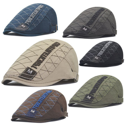 Men’s Retro Cotton Sun Cap – Embroidered Dome Style | Adjustable Fit - Urban Caps 
