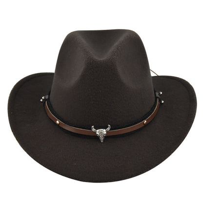 Cowhead Western Cowboy Hat Cornice - Urban Caps 