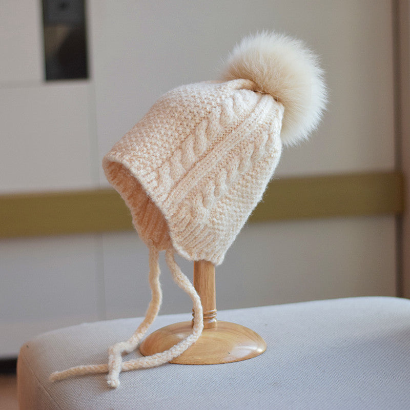 Cute Braid Woolen Cap Women - Urban Caps 