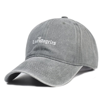 Washed Cotton Printed Hat Old Dad Hat - Urban Caps 