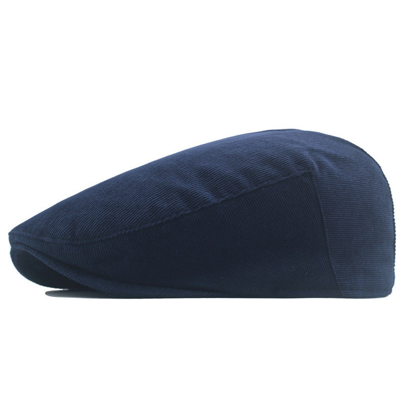 Winter Tweed Flat Cap Men's Newsboy Cap Baby British Retro Beret - Urban Caps 