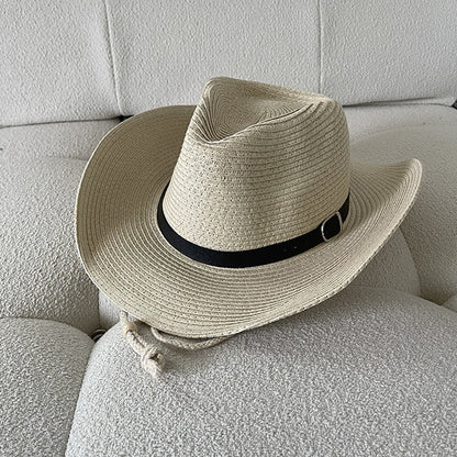 Western Cowboy Hat Summer Woven Cool Hat - Urban Caps 