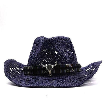 New Women's Beach Cowboy Straw Caps Sun Hat - Urban Caps 