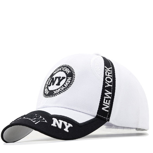 Embroidered Letters Washed Cotton Baseball Cap Men And Women - Urban Caps 