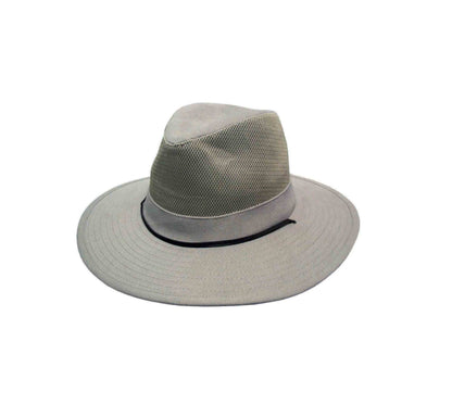 Hank – Brushed Cotton Hat with Mesh Vent and Structured Brim