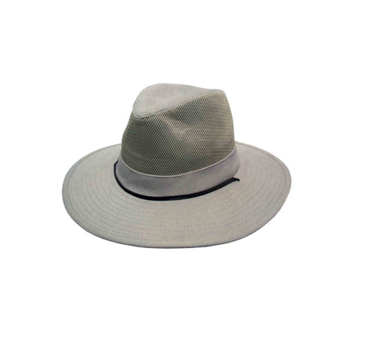 Hank – Brushed Cotton Hat with Mesh Vent and Structured Brim