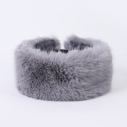 Fur Ball Woolen Cap Autumn And Winter Imitation Fur Thickened Hat - Urban Caps 