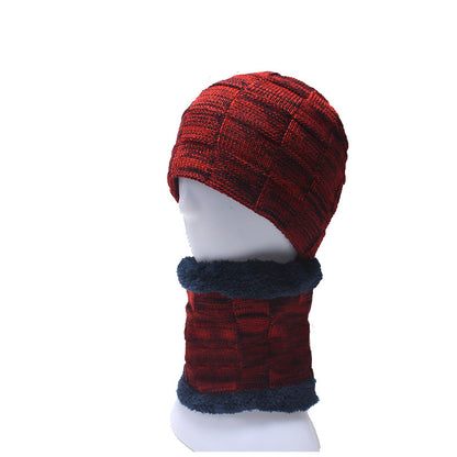 Velvet Knit Hat with Collar Set: Winter Warmth and Style - Urban Caps 