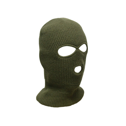 EVAN – Acrylic Rib Knit Balaclava with Eye Opening