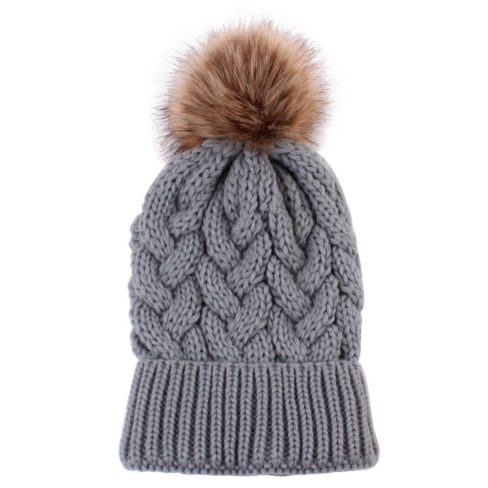 Fashionable Ladies Knit Pullover Warm Woolen Hat - Urban Caps 