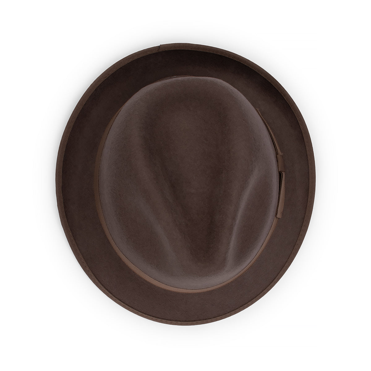 Angus Men’s Australian Wool Felt Trilby Hat with Petersham Band
