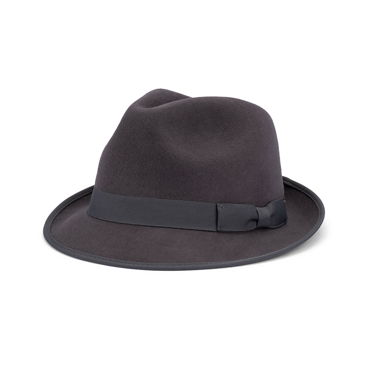 Angus Men’s Australian Wool Felt Trilby Hat with Petersham Band