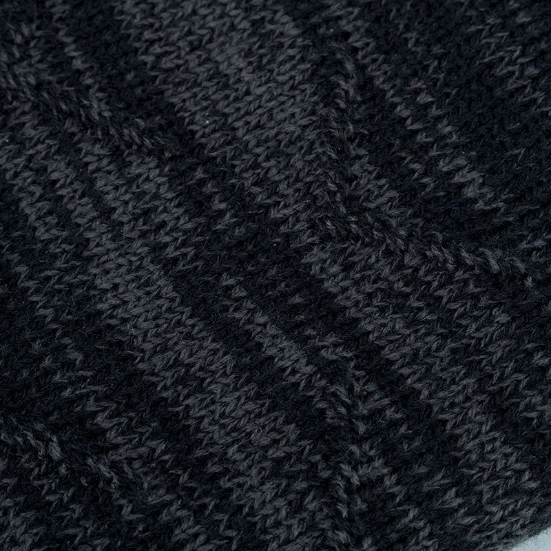 Diagonal hook hat bib knitted woolen hat - Urban Caps 