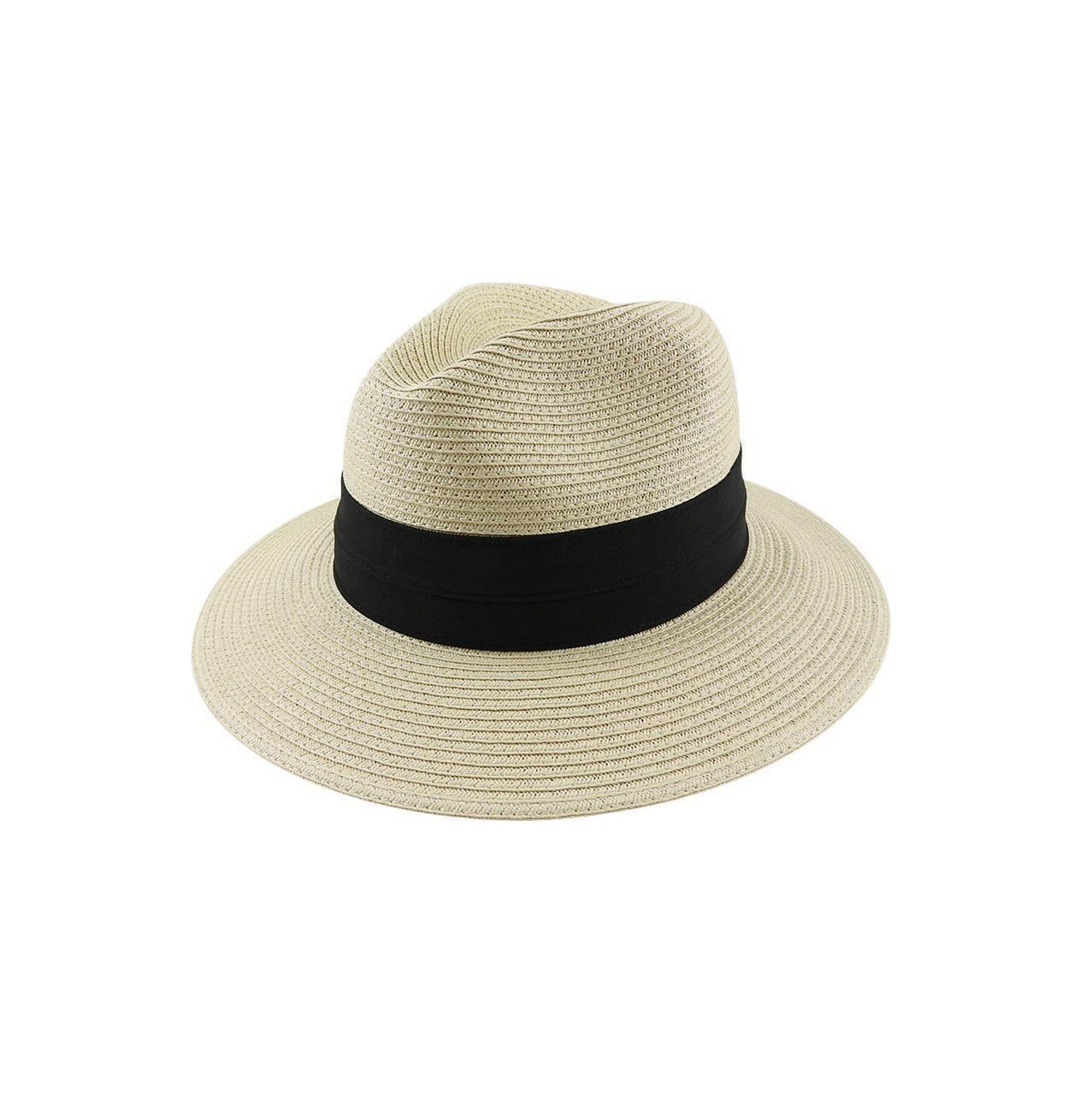 Lucca Paper Braid Safari Hat with Two-Pleat Band and UPF 50+ Protection