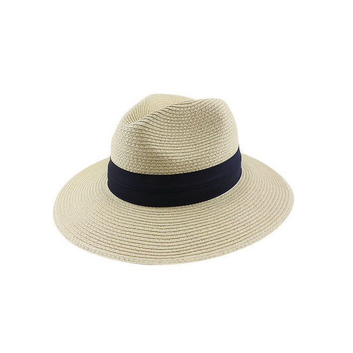 Lucca Paper Braid Safari Hat with Two-Pleat Band and UPF 50+ Protection