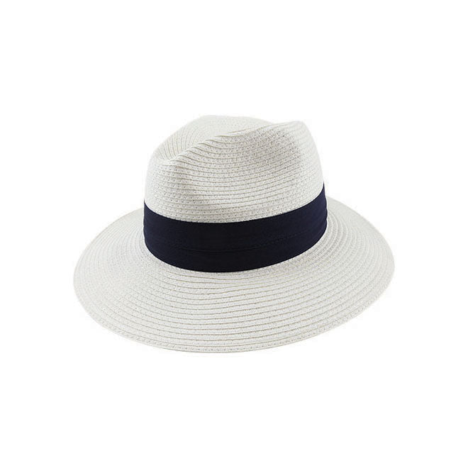Lucca Paper Braid Safari Hat with Two-Pleat Band and UPF 50+ Protection