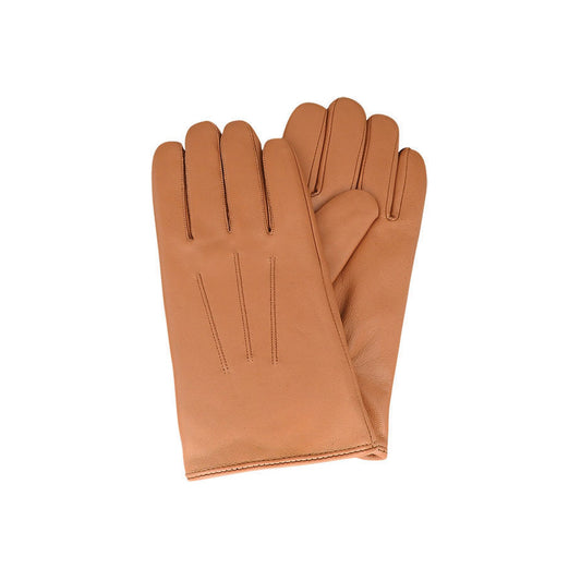 Sheepskin Leather Dress Gloves with Button Wrist Closure