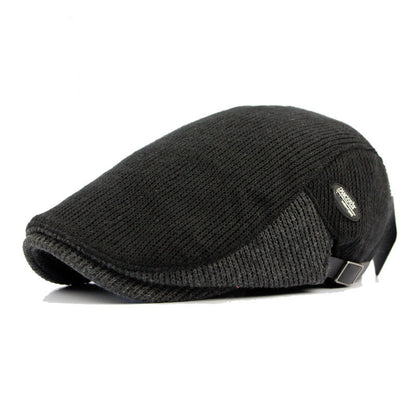 Autumn and winter thick warm beret men's hat - Urban Caps 