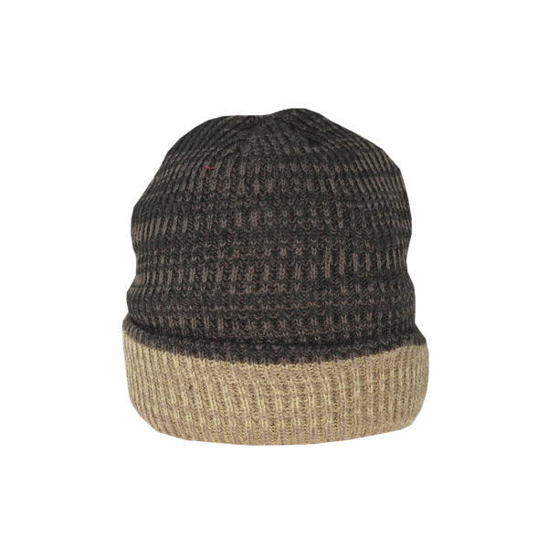 Levi Rib Knit Acrylic Beanie with Contrast Cuff and Thinsulate Lining