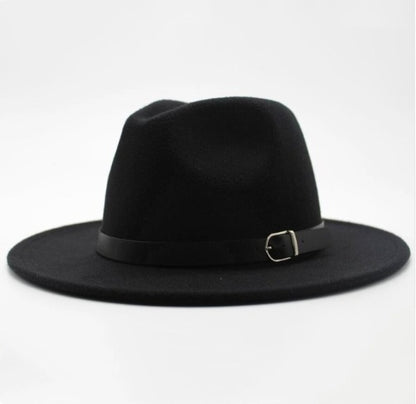 Wool jazz hat, men's and women's couple, hat, flat hat - Urban Caps 