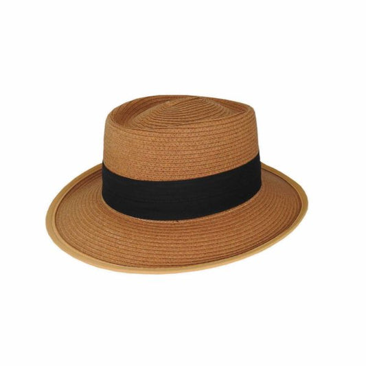 Avenel Paxton Paper Braid Downunder Hat – Two Pleat Band and UPF 50+ Sun Protection