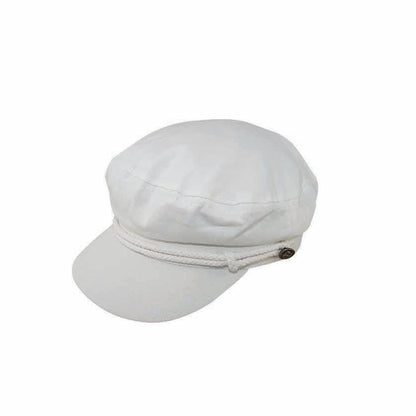 Nash Cotton Greek Fisherman Cap – Braided Trim and Firm Peak