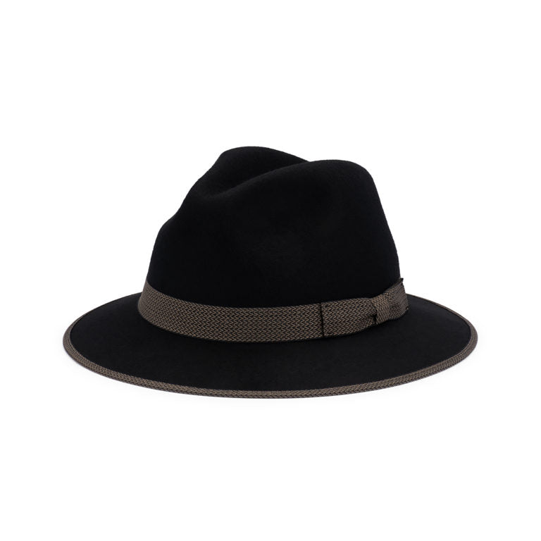 Barney Safari Hat – Australian Wool Felt, Water Repellent, Crushable