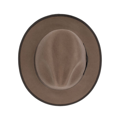 Barney Safari Hat – Australian Wool Felt, Water Repellent, Crushable