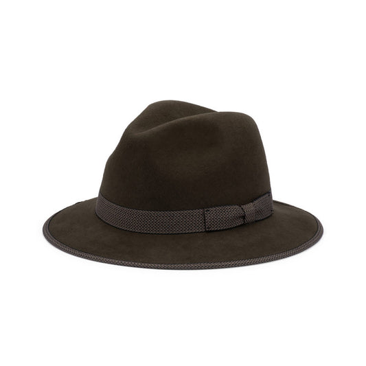 Barney Safari Hat – Australian Wool Felt, Water Repellent, Crushable