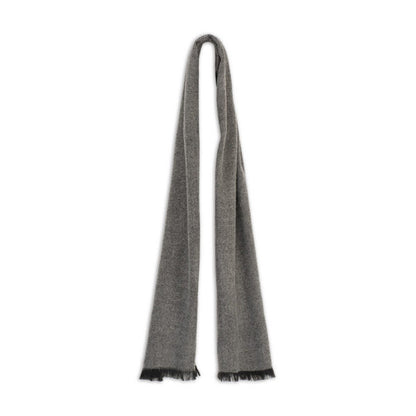 River – Two Tone Brushed Acrylic Scarf with Short Fringe