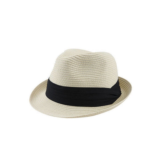 Mack Men’s Crushable Braided Trilby Hat with Inner Size Adjuster