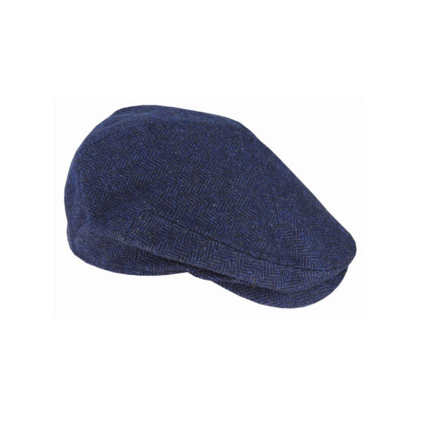 Quinn Wool Blend 5-Piece Herringbone Cheesecutter Cap